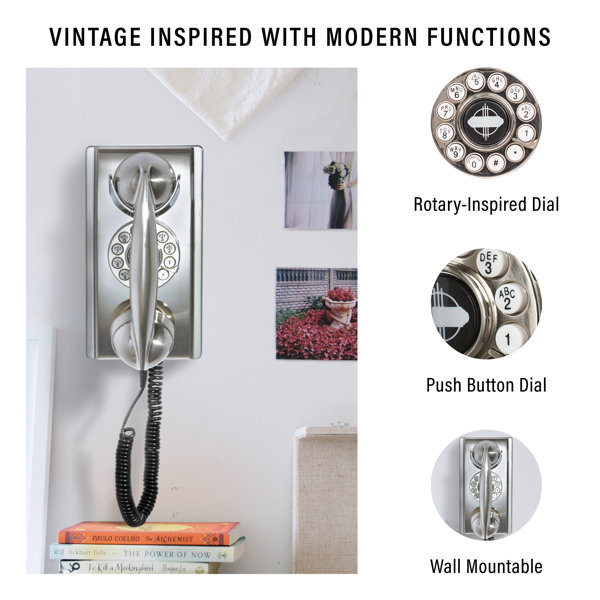 Williston Classic Wall Phone & Reviews Wayfair